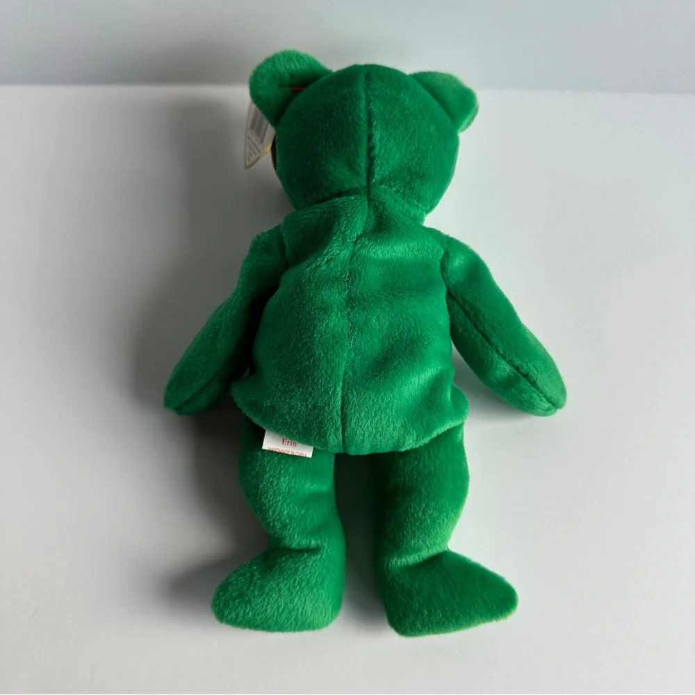 TY Beanie Baby Erin the Bear Vintage 1997 Retired Plush Toy with Errors